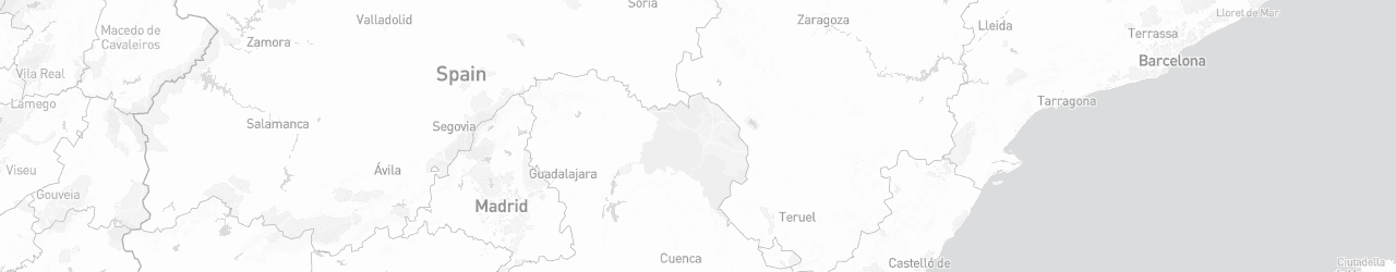 Karte von Spanien